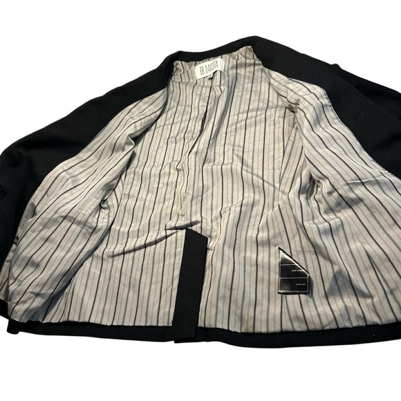 BB Dakota Black 2 Button Front Blazer Sz 6 - Picture 5 of 10